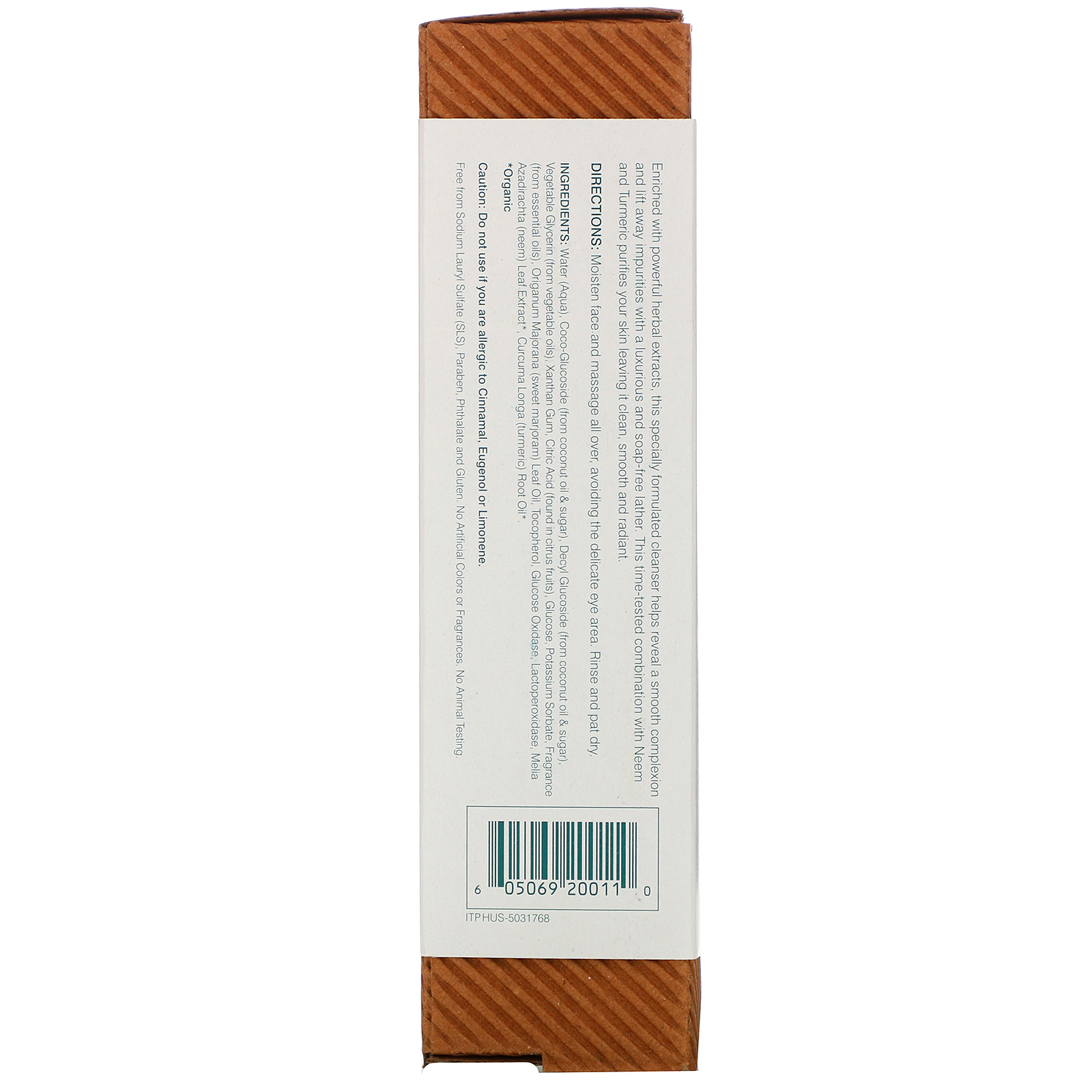 Himalaya, Botanique, Sabonete Facial de Nim e Açafrão da Terra, 150 ml (5.07 fl oz) - Imagem 3