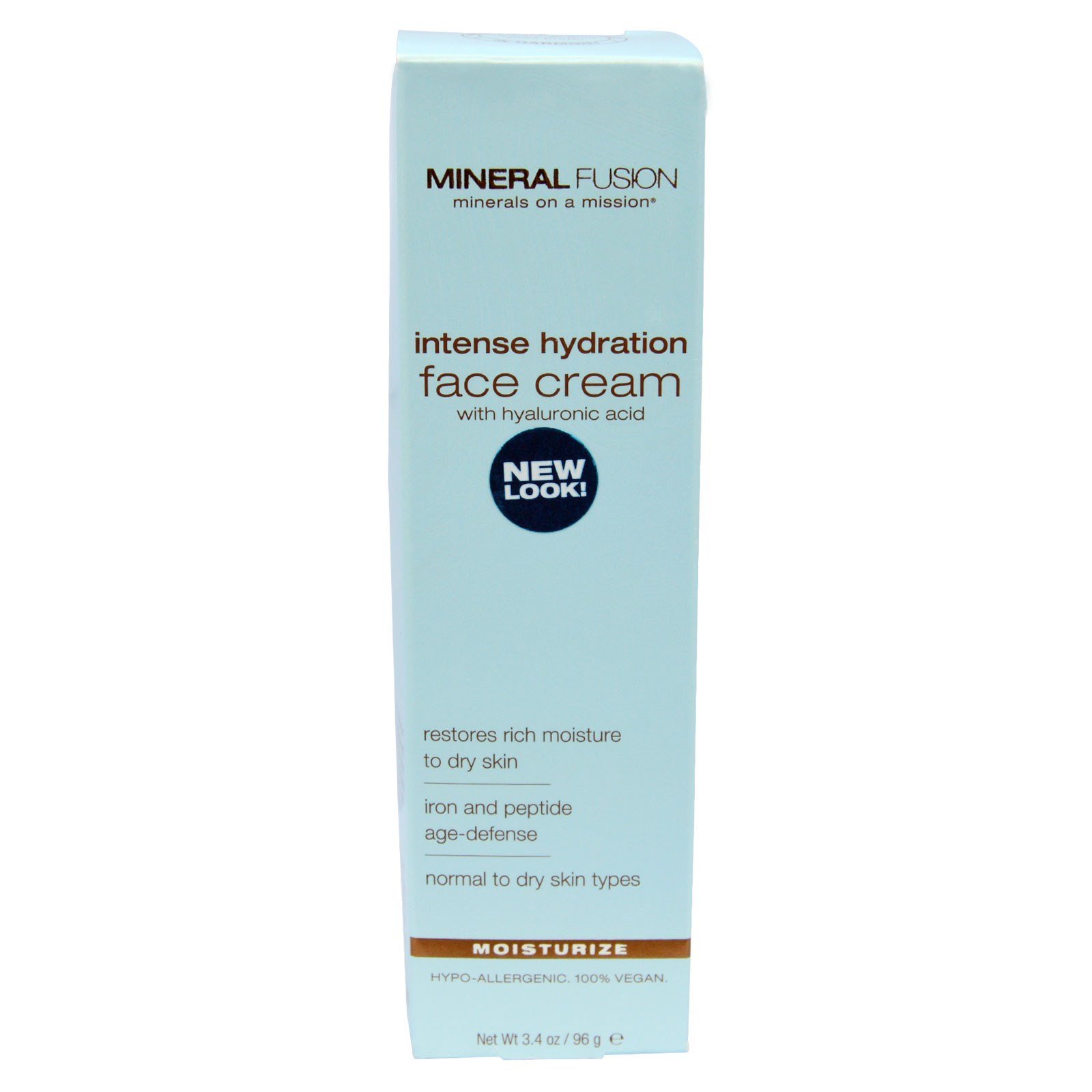Mineral Fusion, Creme Facial Hidratação Intensa, Umectante, 3,4 onças (96 g) - Imagem 2