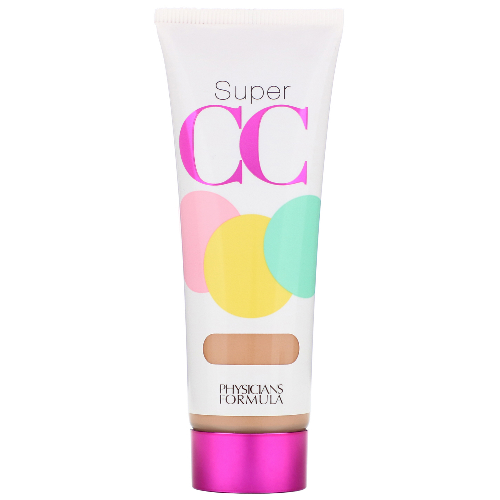 Physicians Formula, Super correção de cor+, correção de cor e cuidado + creme, FPS 30, leve/médio, 1,2 fl. oz. (35 mL)