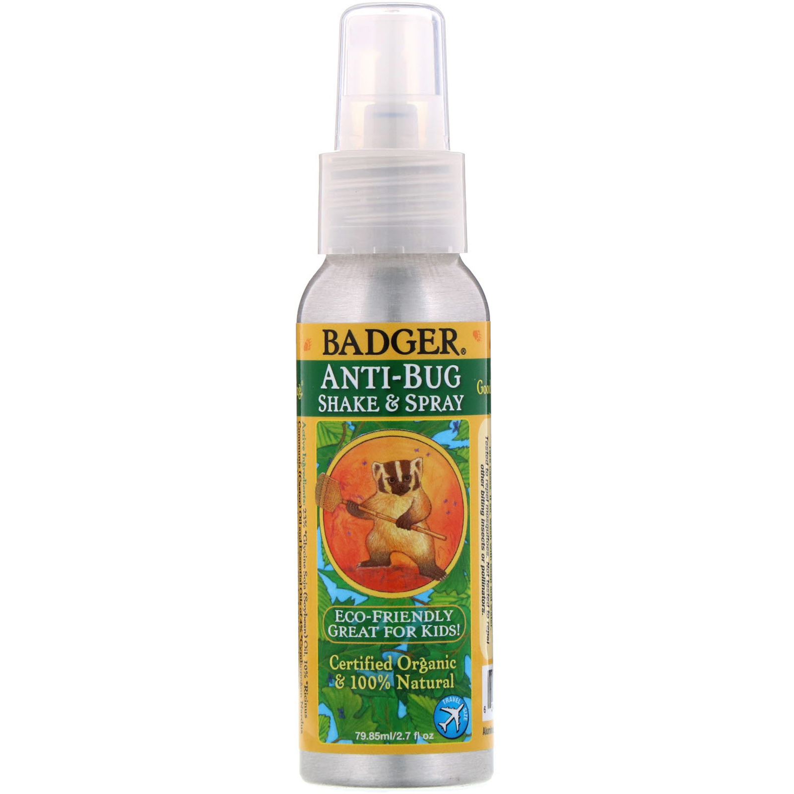 Badger Company, Anti-Bug, Shake & Spray, 79,85 ml (2,7 fl oz)