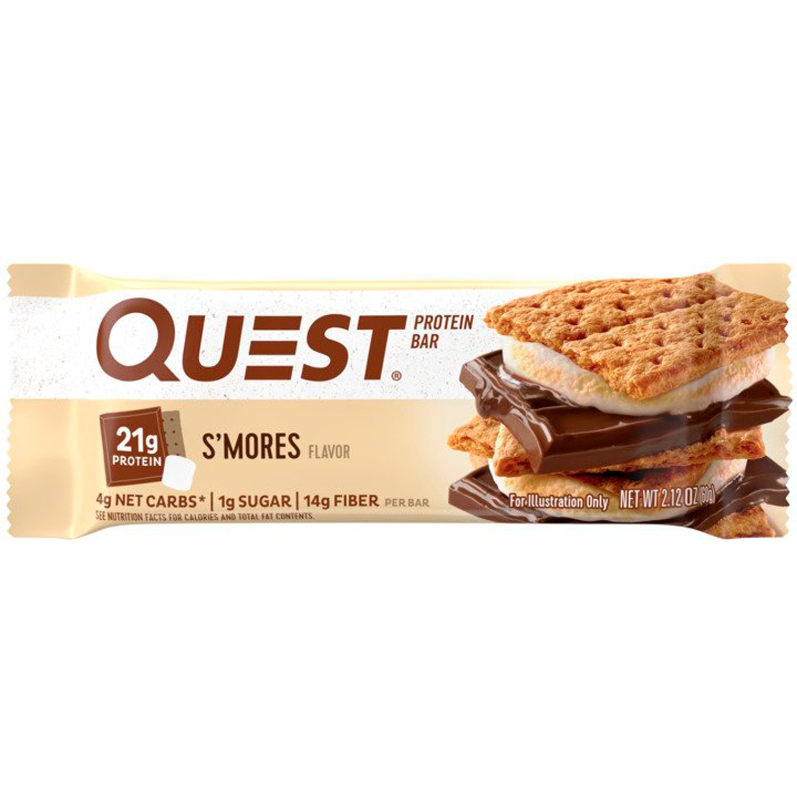 Quest Nutrition, Barra de Proteínas, S'mores, 12 Barras, 2,12 (60 g) Cada - Imagem 4