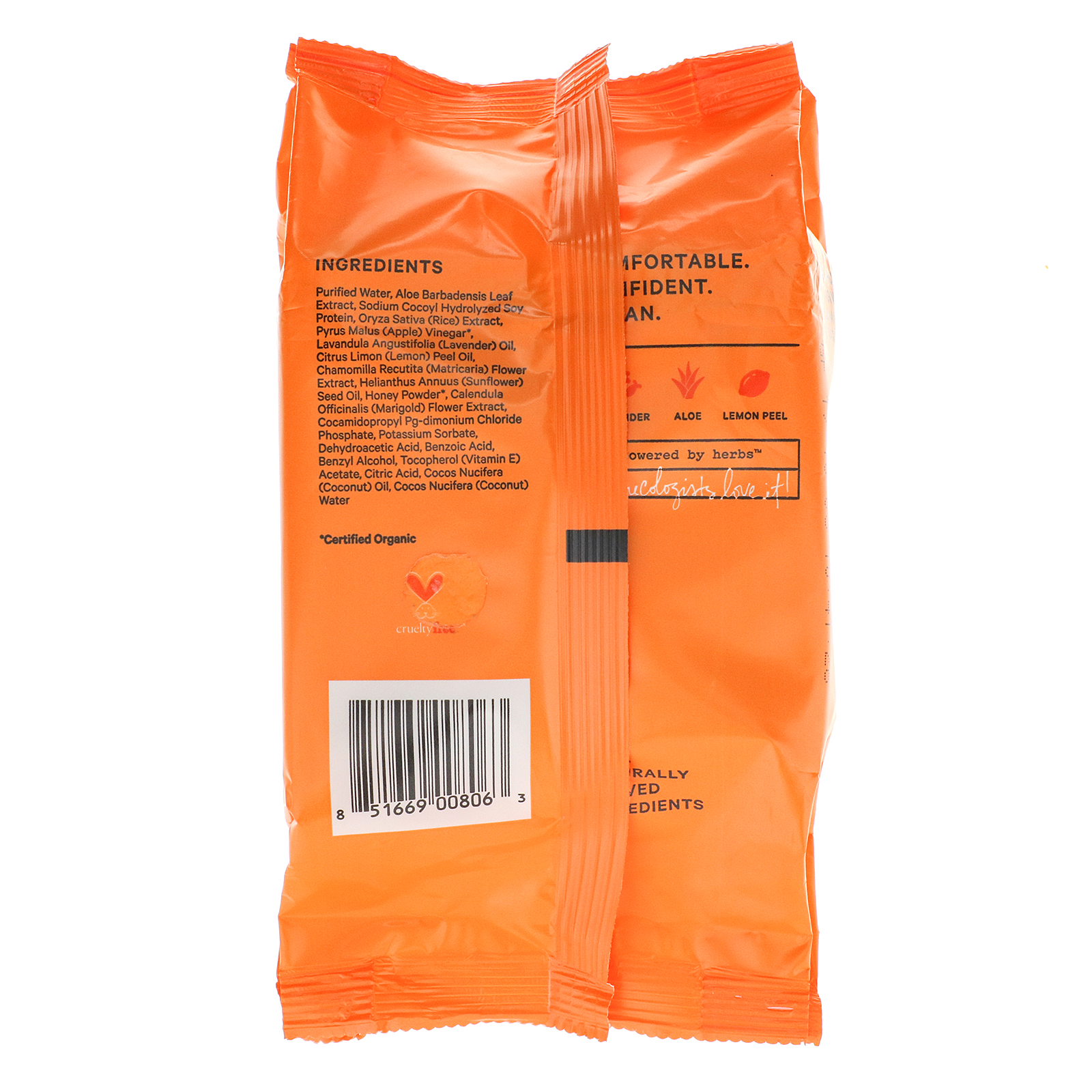The Honey Pot Company, Normal Wipes, Fragrance Free, 30 Count - Imagem 2