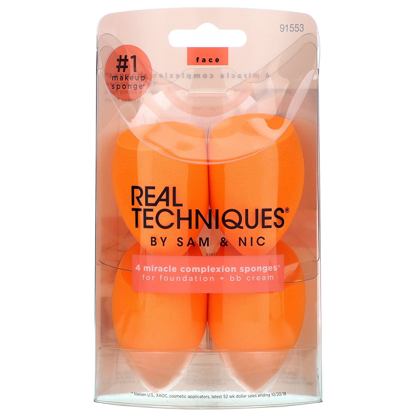 Real Techniques by Samantha Chapman, Miracle Complexion Sponges, 4 Sponges - Imagem 2