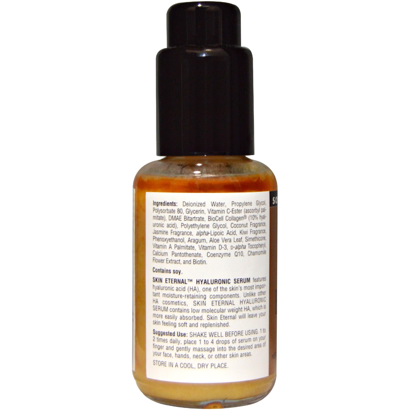 Source Naturals, Skin Eternal, Sérum Hialurônico, 1,7 oz fl (50 ml) - Imagem 2