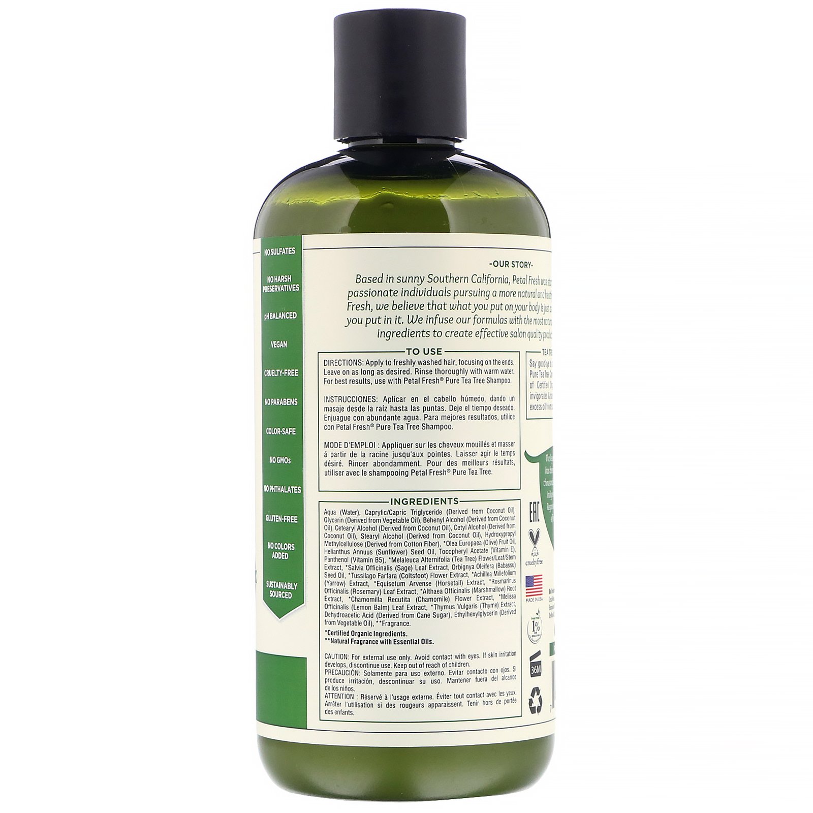 Petal Fresh, Pure, Conditioner, Scalp Treatment, Tea Tree, 16 fl oz (475 ml) - Imagem 2