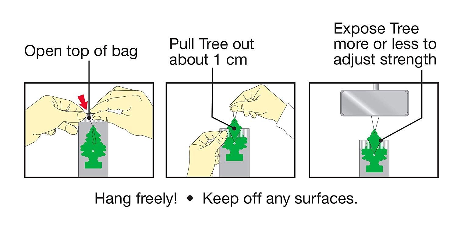 Little Trees Air Freshener, New Car Scent (Pack of 6) - Imagem 6