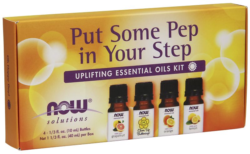NOW Foods Put Some Pep in Your Step Essential Oil Kit