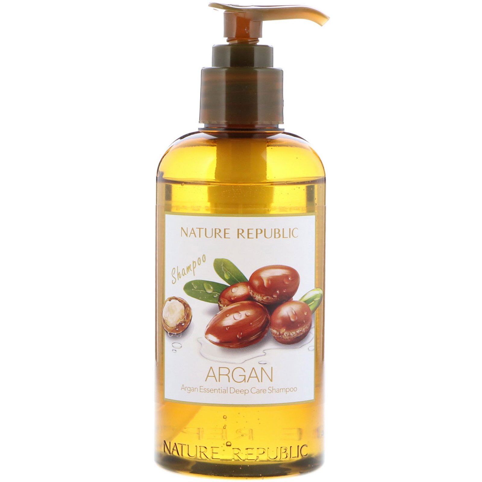 Nature Republic, Shampoo Essencial de Argan para Tratamento Profundo, 300 ml