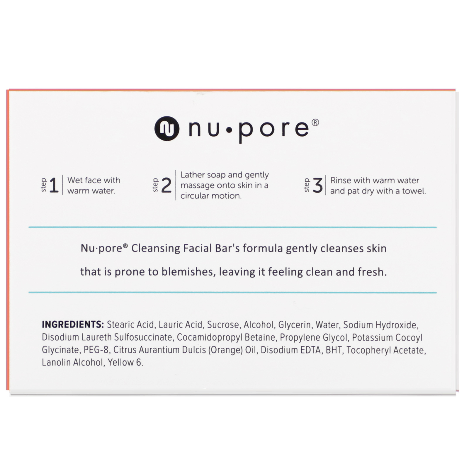 Nu-Pore, Cleansing Facial Bar for Blemish-Prone Skin, 3.5 oz (100 g) - Imagem 3