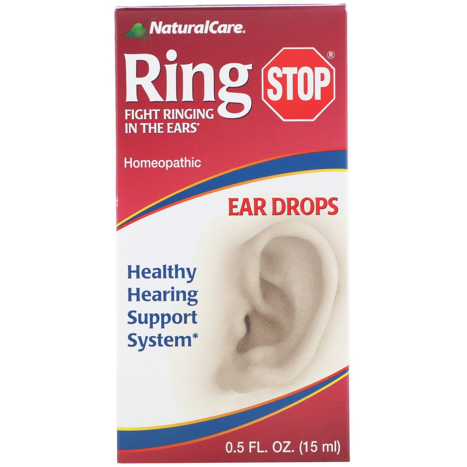 NaturalCare, Ring stop, gotas de ouvido, 0,5 fl oz (15 ml)