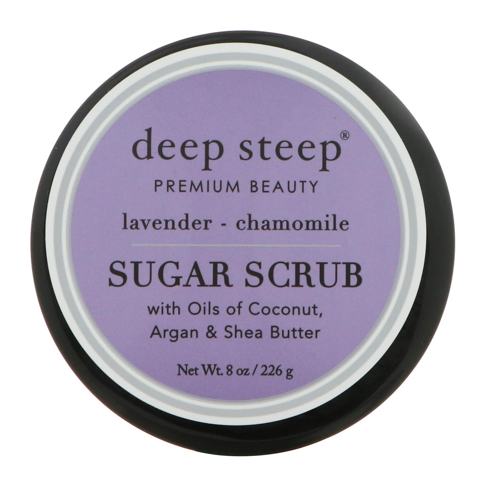 Deep Steep, Esfoliante de açúcar, lavanda - camomila, 8 oz. (226 g)