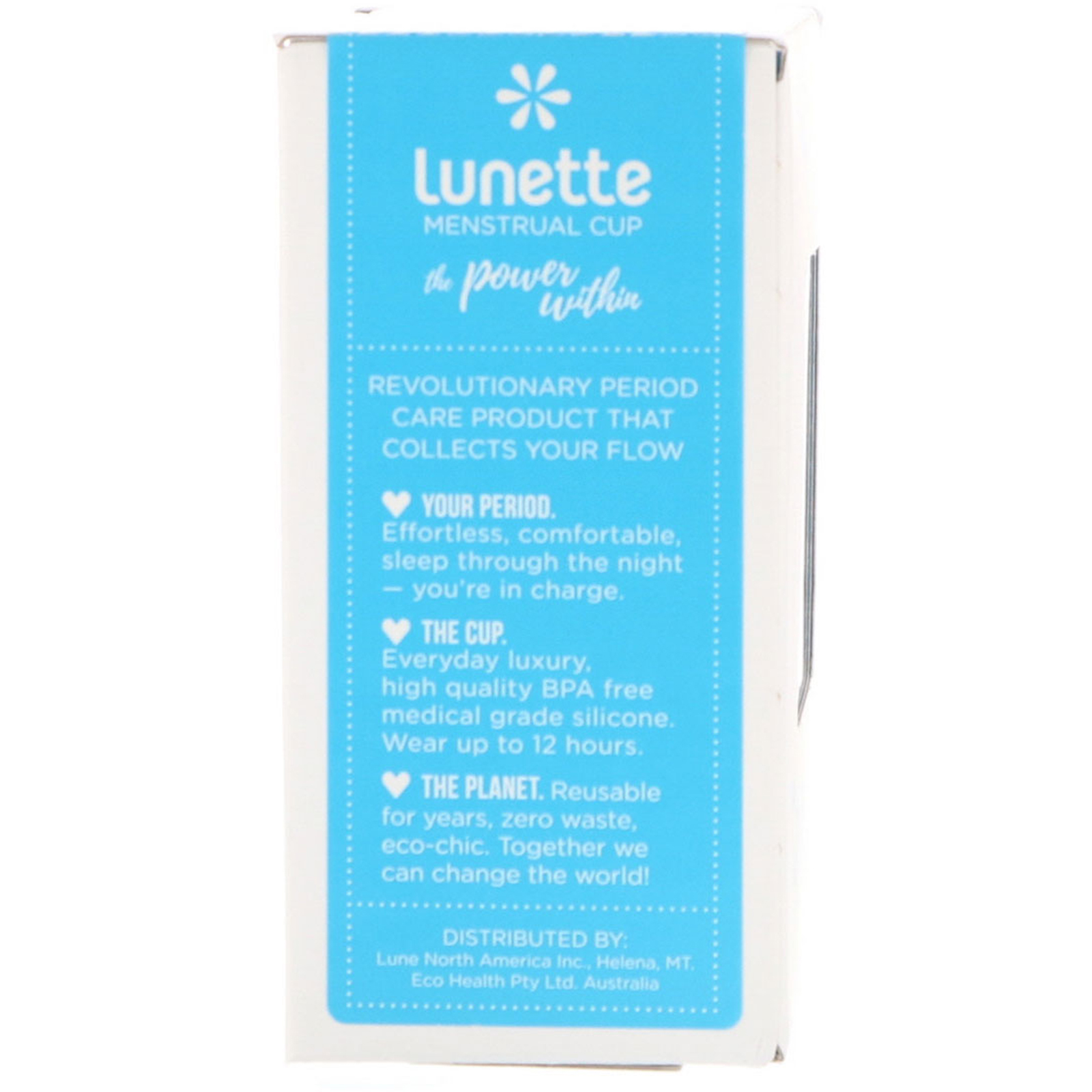 Lunette, Coletor Menstrual Reusável, Modelo 2, Transparente, 1 Coletor - Imagem 2
