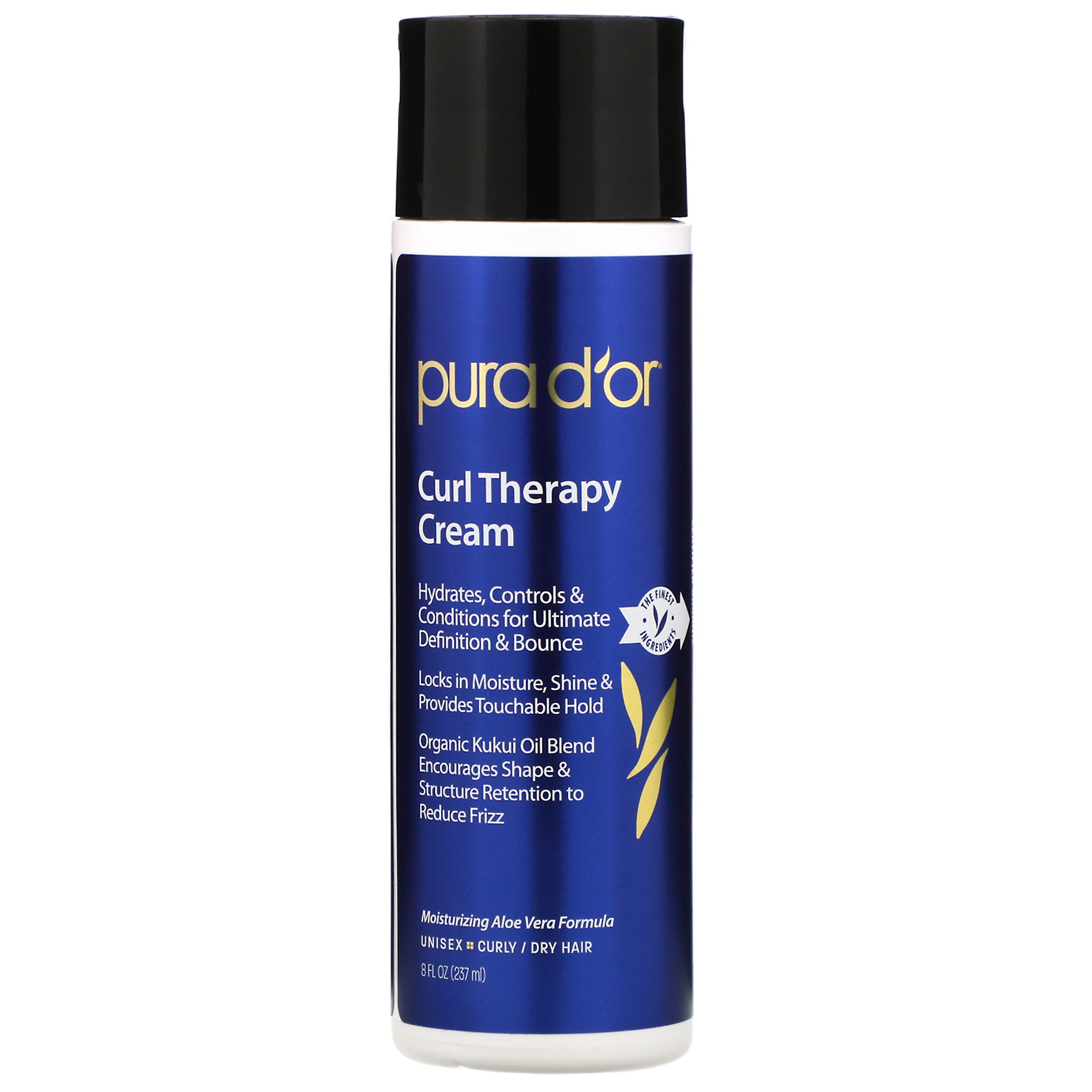 Pura D'or, Creme Terapêutico para Cachos, 8 fl oz (237 ml)