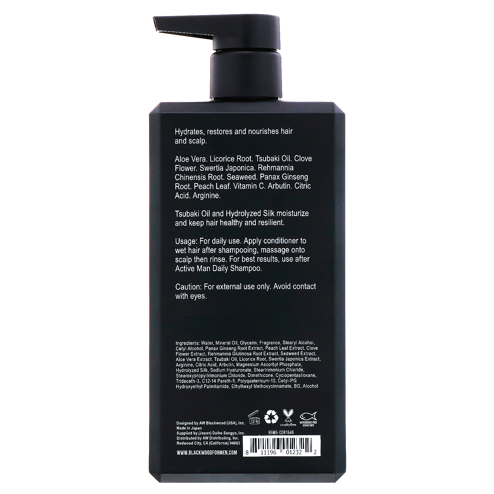 Blackwood For Men, Active Man, condicionador diário, masculino, 457,29 ml - Imagem 2