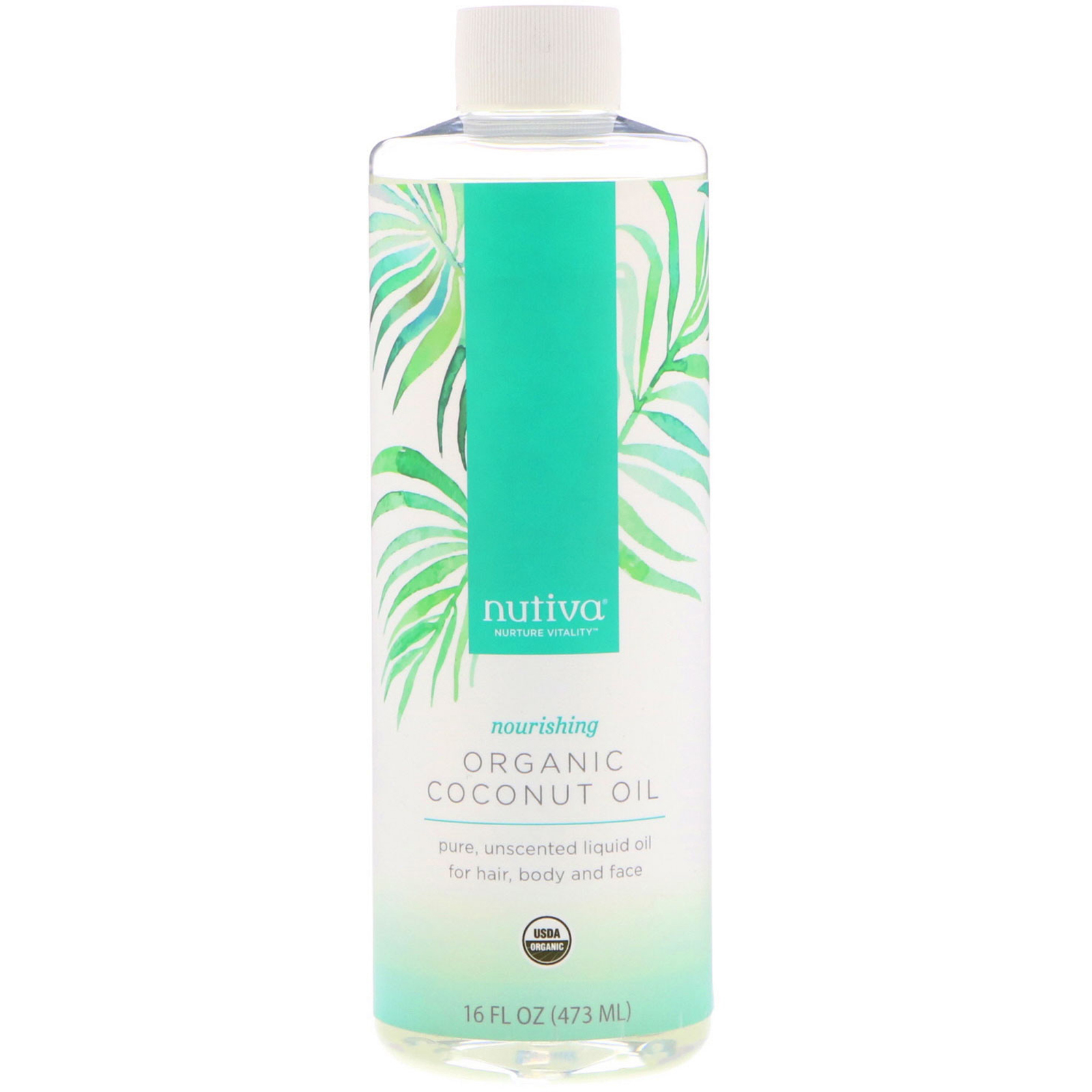 Nutiva, Óleo de Coco Orgânico, 16 fl oz (473 ml)