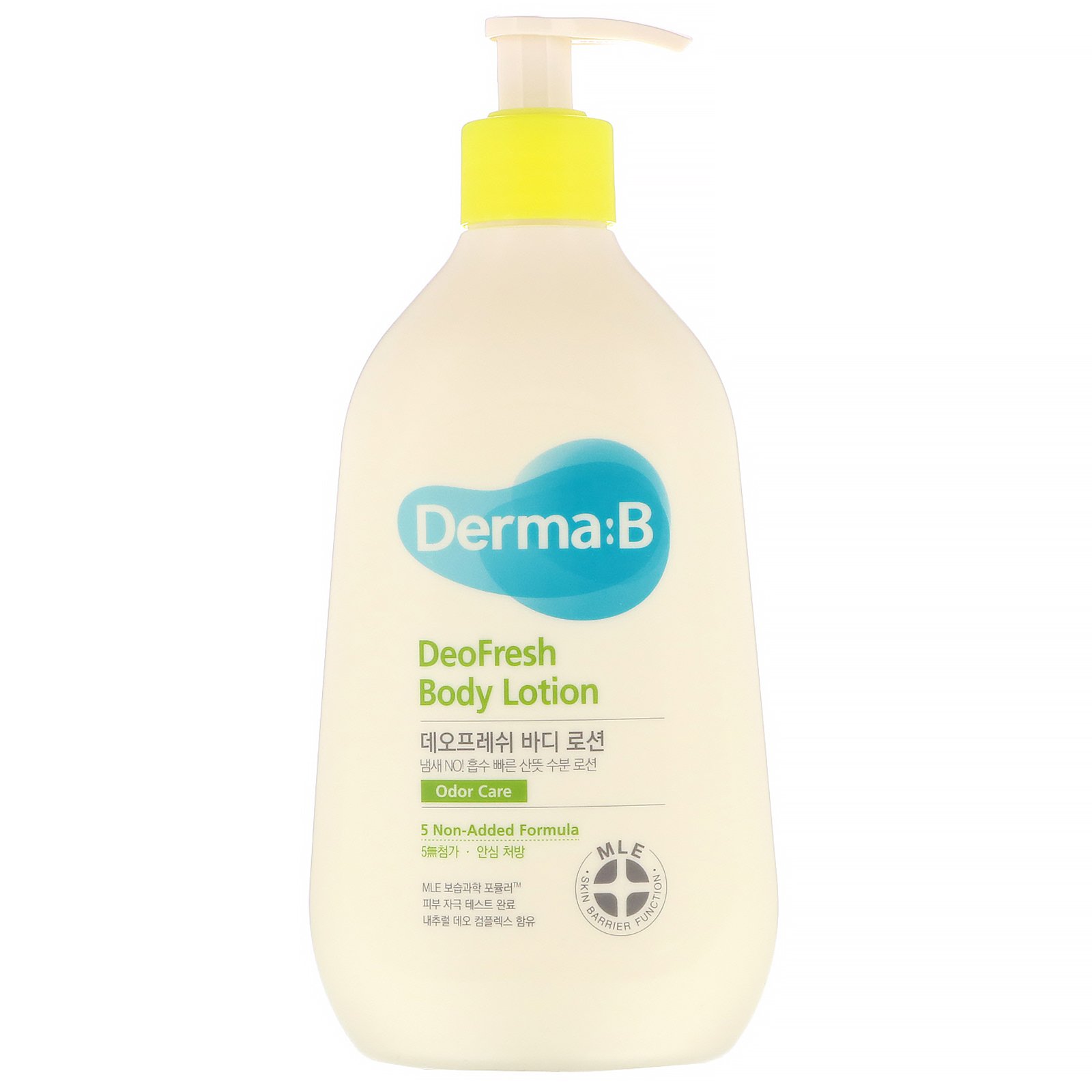 Derma:B, Loção Corporal DeoFresh, Proteção Contra Odor, 400 ml (13,5 fl oz)