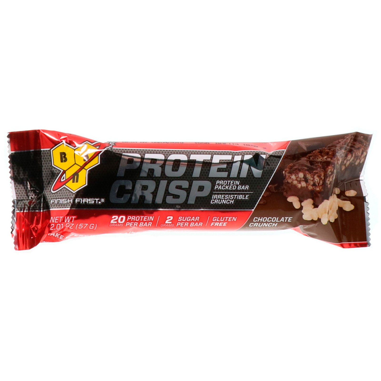 BSN, Protein Crisp, Sabor Chocolate Crocante, 12 Barras, 57 g (2,01 oz) Cada - Imagem 4