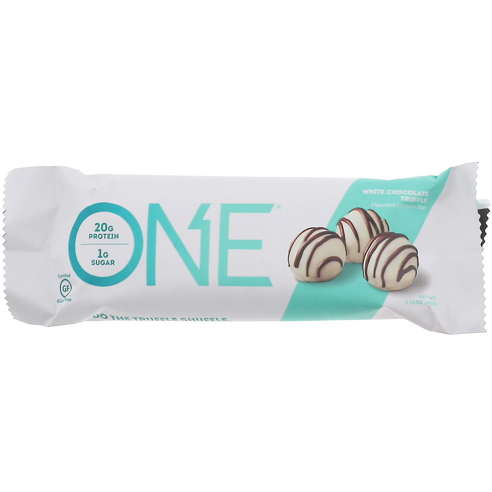 One Brands, ONE Bar, White Chocolate Truffle, 12 Bars, 2.12 oz (60 g) Each - Imagem 4