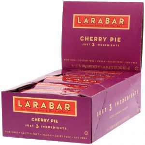 Comprar larabar, the original fruit & nut food bar, cherry pie, 16 bars, 1. 7 oz (48 g) each preço no brasil barras energéticas barras nutricionais suplemento importado loja 41 online promoção - 18 de agosto de 2022