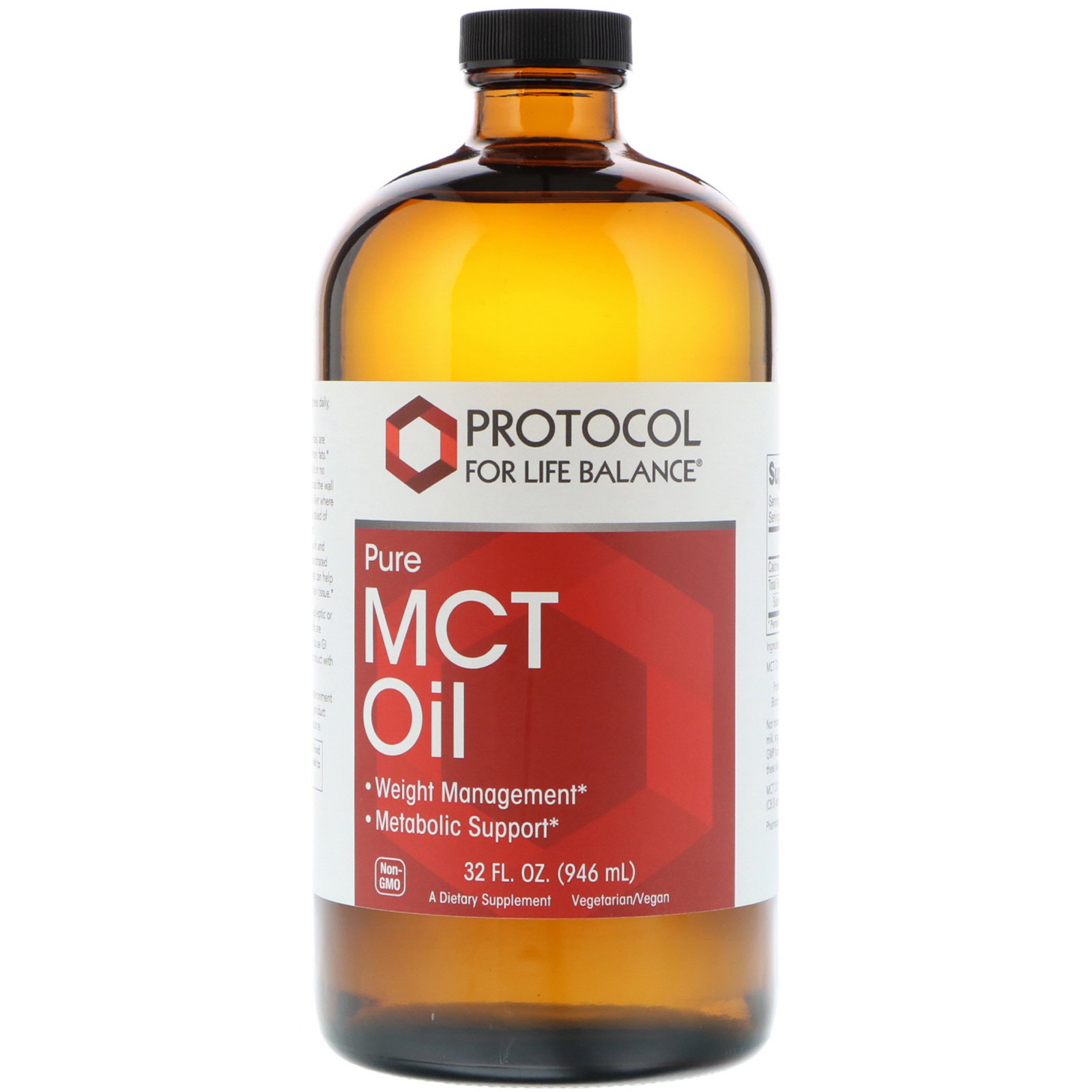 Protocol for Life Balance, Óleo de MCT Puro, 32 fl oz (946 ml)