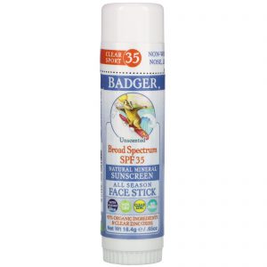 Comprar badger company, natural mineral sunscreen face stick, spf 35, unscented,. 65 oz (18. 4 g) preço no brasil banho & beleza protetor solar sol sol & mosquitos suplemento importado loja 213 online promoção -