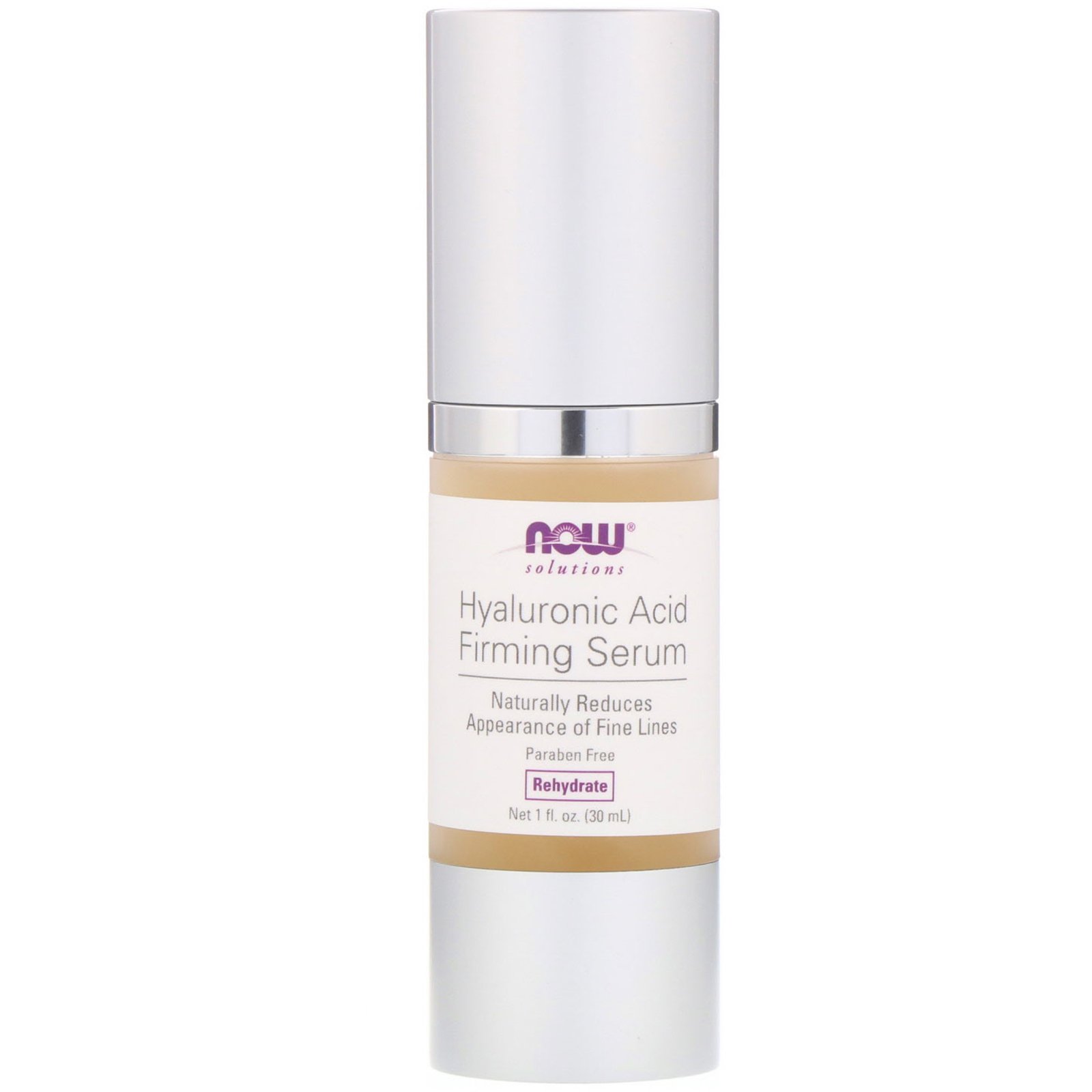 Now Foods, Solutions, Sérum Firmador com Ácido Hialurônico, 30 ml (1 oz)