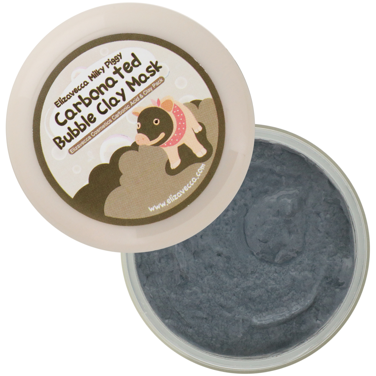 Elizavecca, Milky Piggy Carbonated Bubble Clay Mask, 100 g - Imagem 4