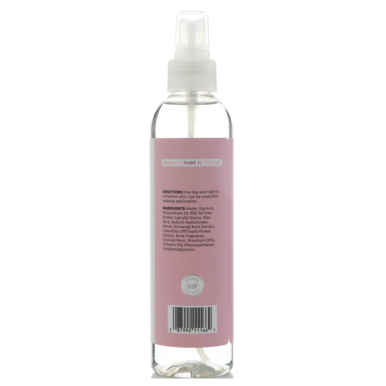 Reviva Labs, Pulverizador facial de Água de rosas, 8 onças (236 ml) - Imagem 2