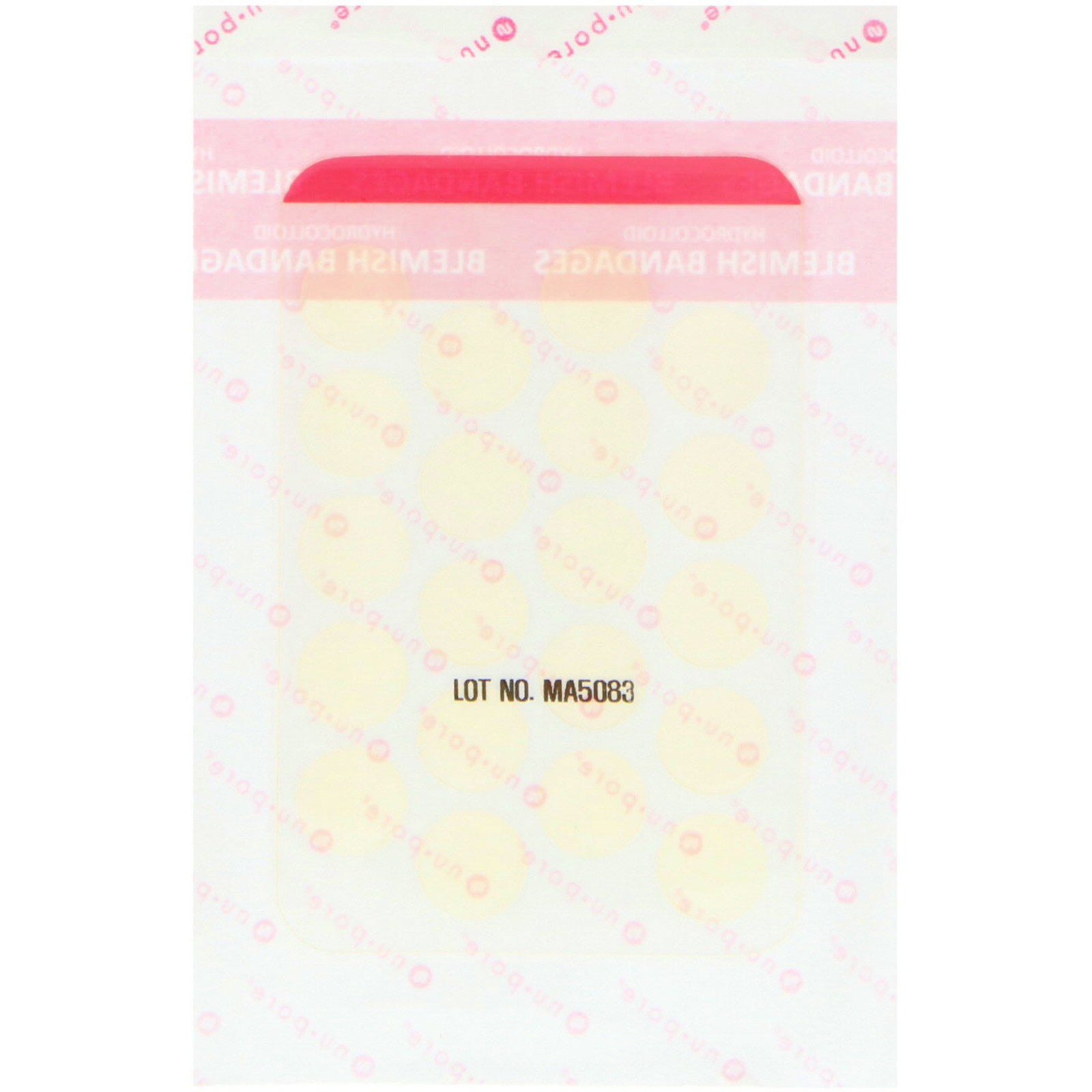Nu-Pore, Hydrocolloid Blemish Bandages for Raised, Yellow Blemishes, 20 Bandages - Imagem 3