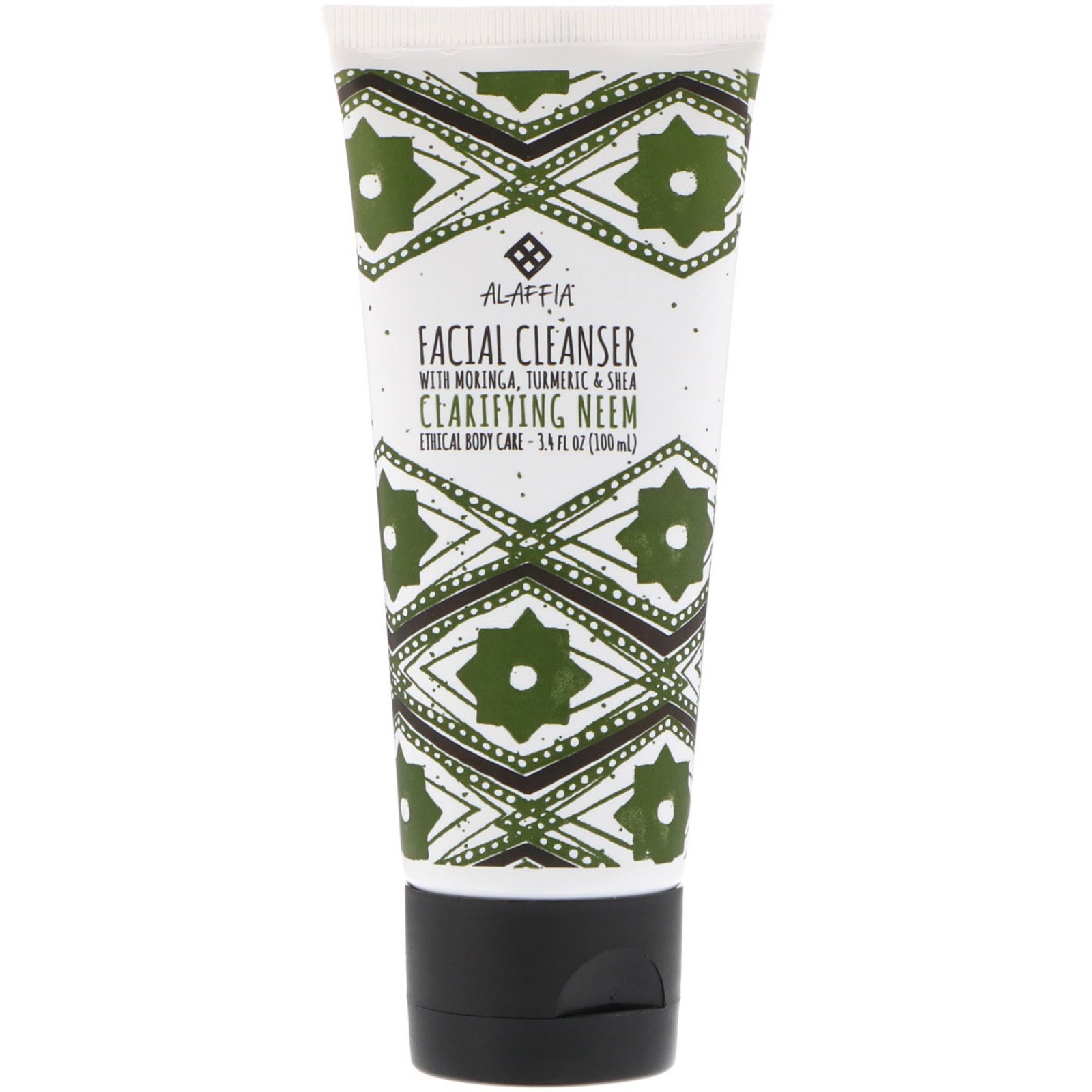 Alaffia, Neem Tumeric Cleanser with Yarrow & Moringa, 3.4 fl oz (100 ml) - Imagem 3