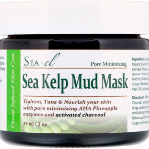 Comprar sea el, máscara de lama de kelp marinho, 2 oz (59 ml) preço no brasil beleza marcas a-z máscaras de argila máscaras e peels faciais máscaras faciais sea el suplemento importado loja 1 online promoção -