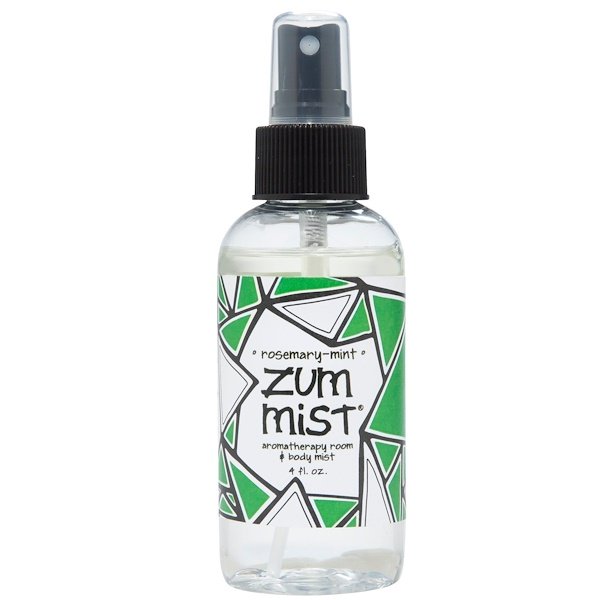 Indigo Wild, Zum Mist, Névoa para o Corpo e Ambiente de Aromaterapia, Hamamelis e Menta, frasco de 4 oz