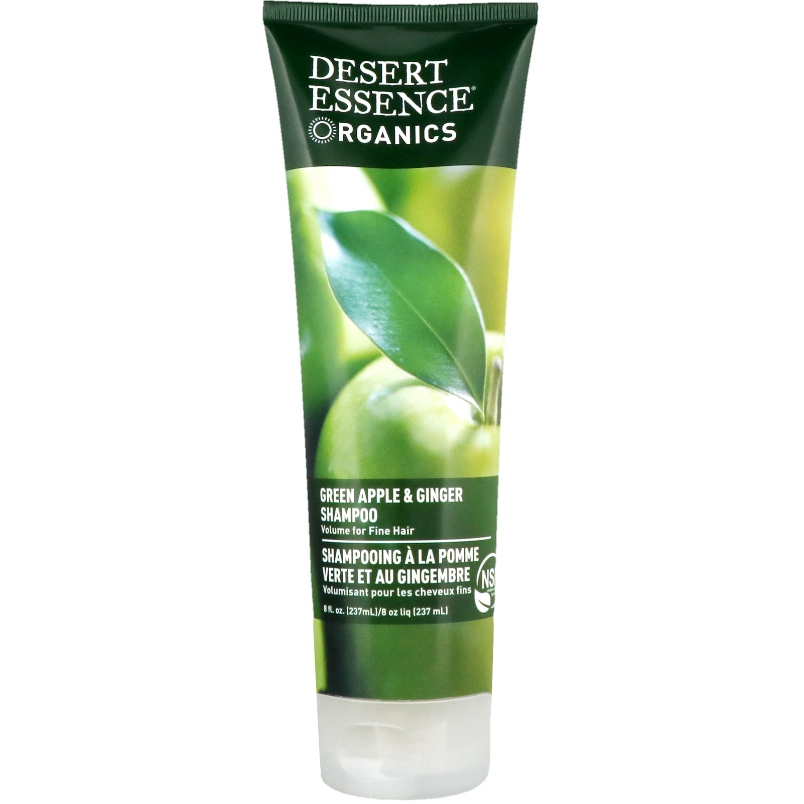 Desert Essence, Orgânicos, Shampoo, Maçã Verde e Gengibre, 237 ml (8 fl oz)