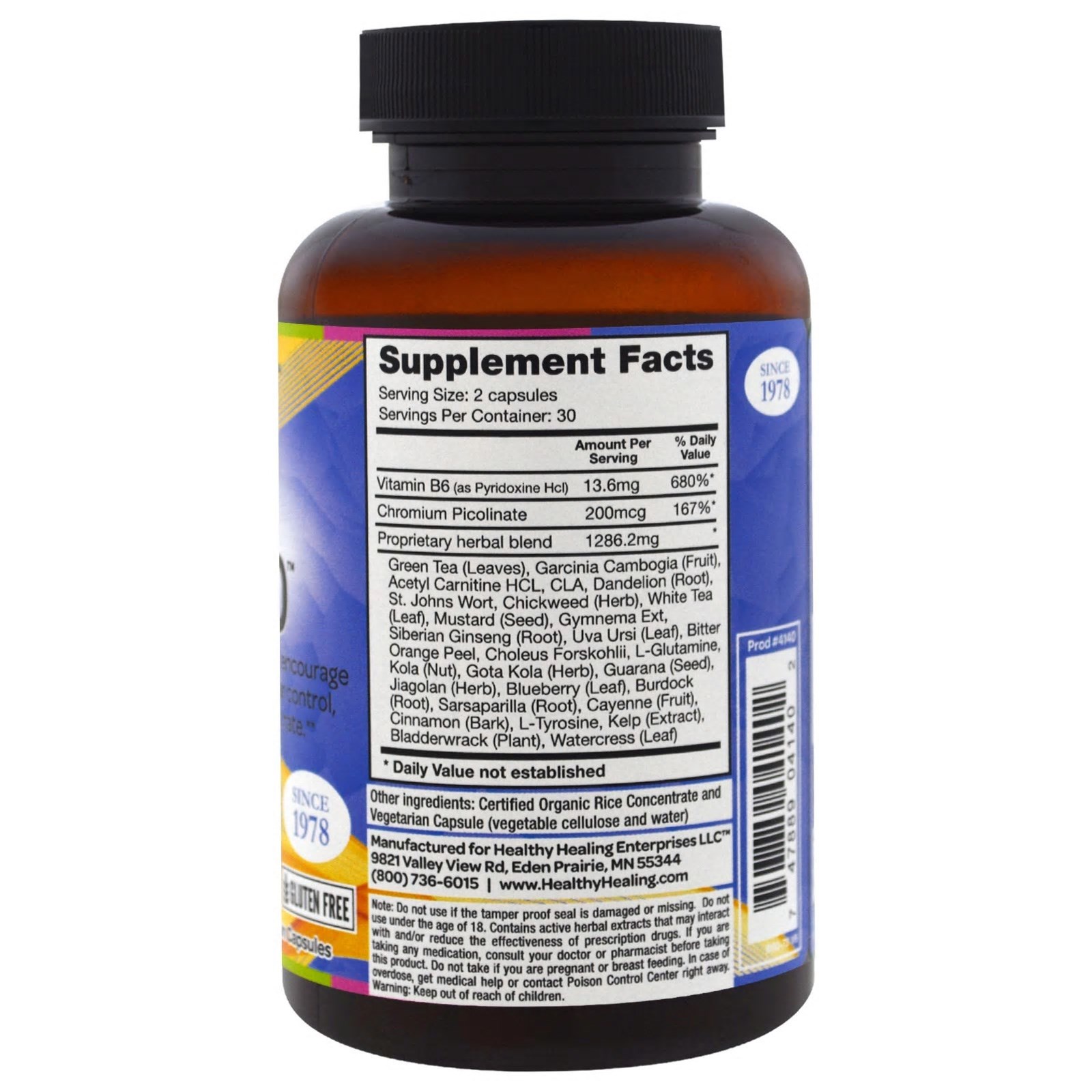 Crystal Star, Thin After 40, 60 Vegetarian Capsules - Imagem 2