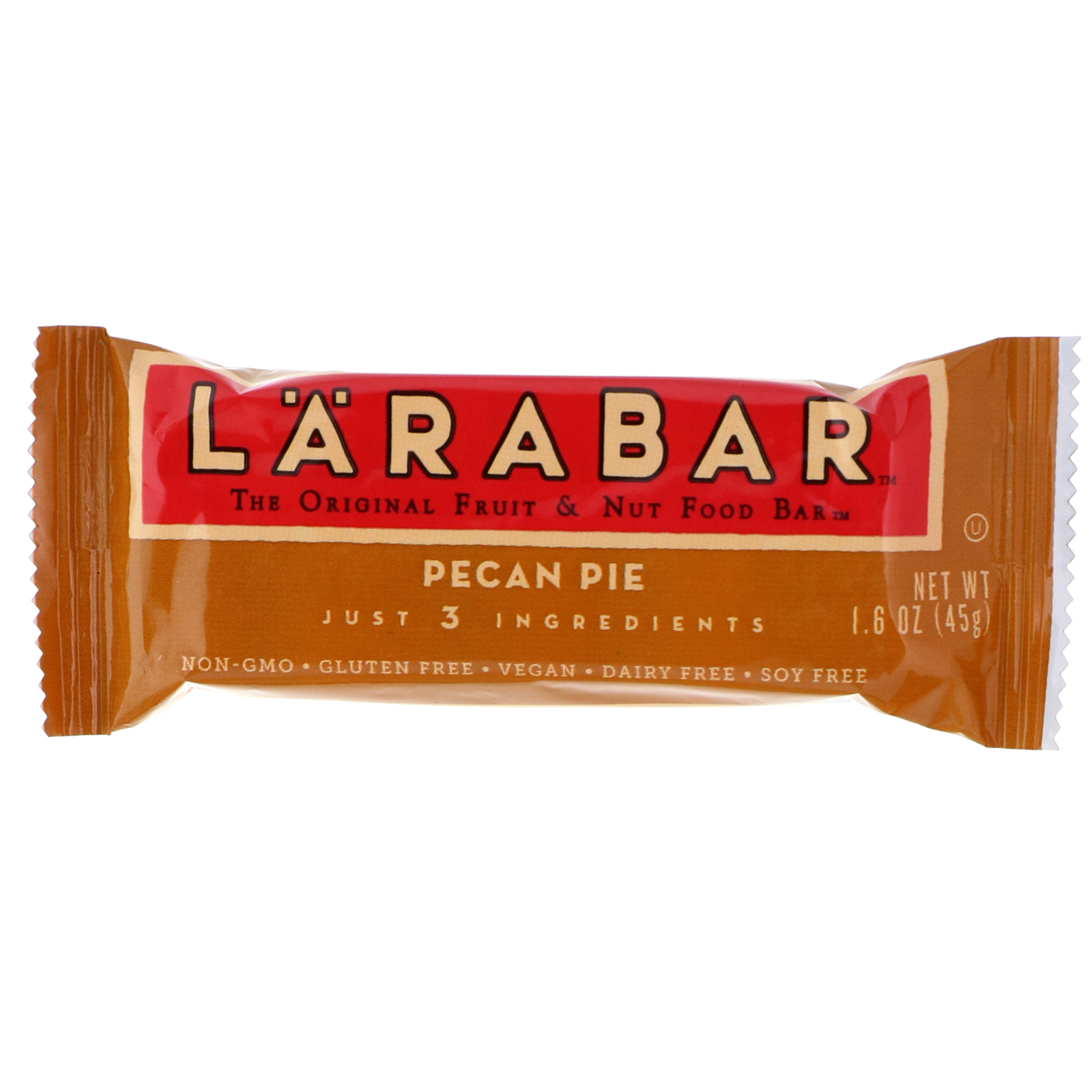 Larabar, The Original Fruit & Nut Food Bar, Pecan Pie, 16 Bars, 1.6 oz (45 g) Each - Imagem 4