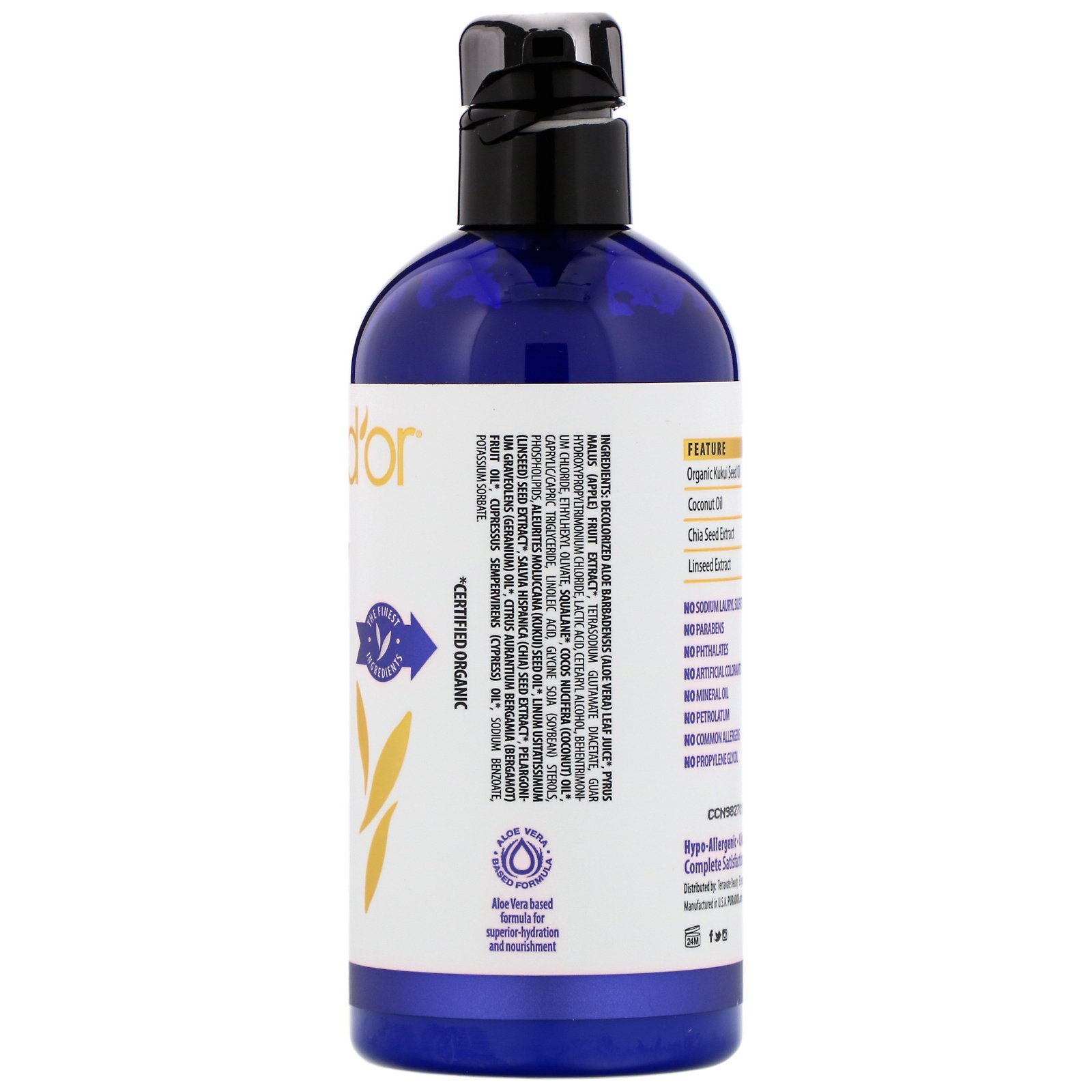 Pura D'or, Condicionador, Terapia para Cachos, 16 fl oz (473 ml) - Imagem 2