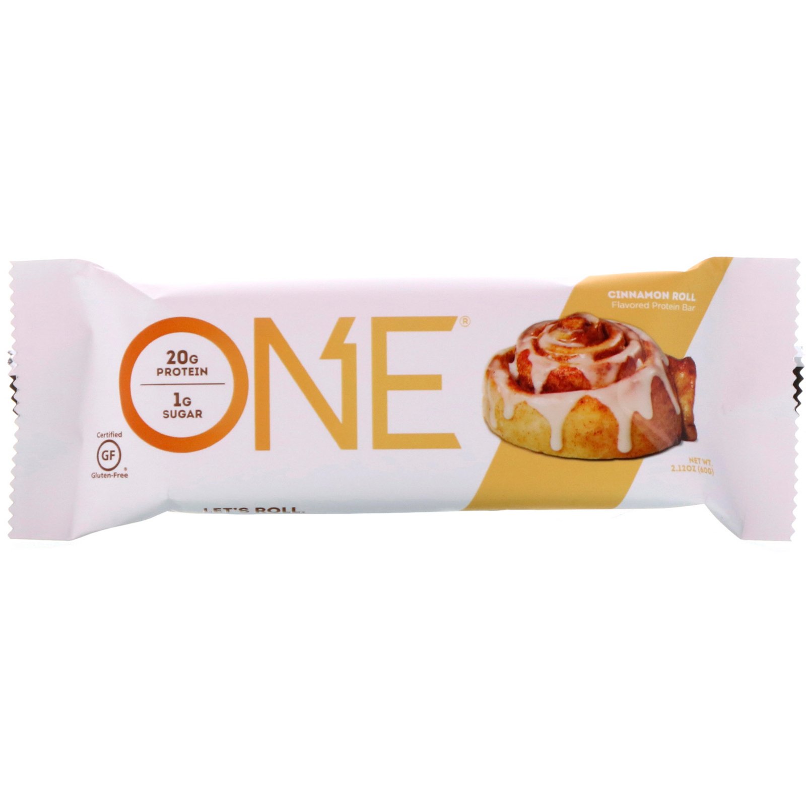 One Brands, ONE Bar, Cinnamon Roll, 12 Bars, 2.12 oz (60 g) Each - Imagem 4