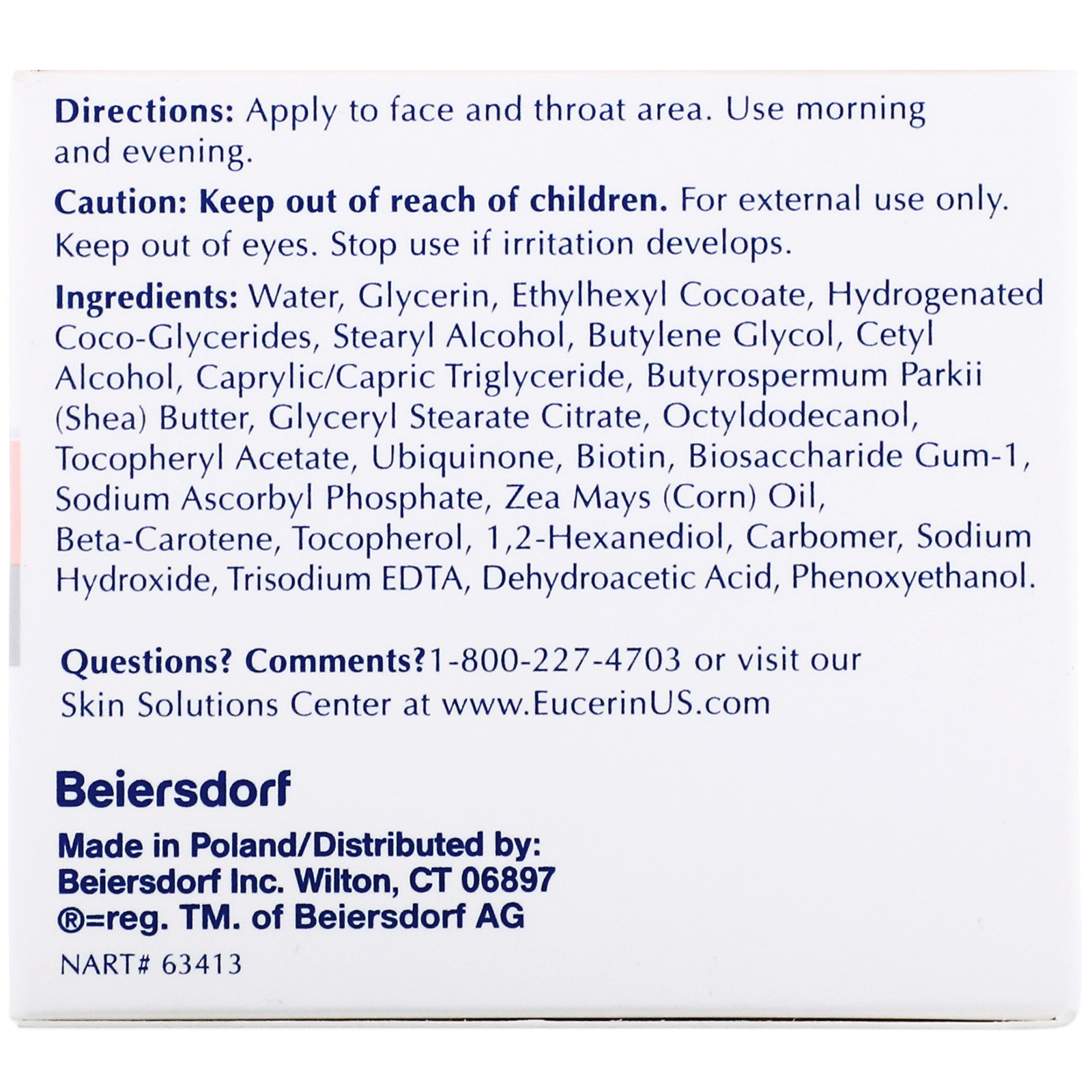 Eucerin, Q10 Creme de Rosto Antirrugas, 48 g (1,7 oz) - Imagem 3