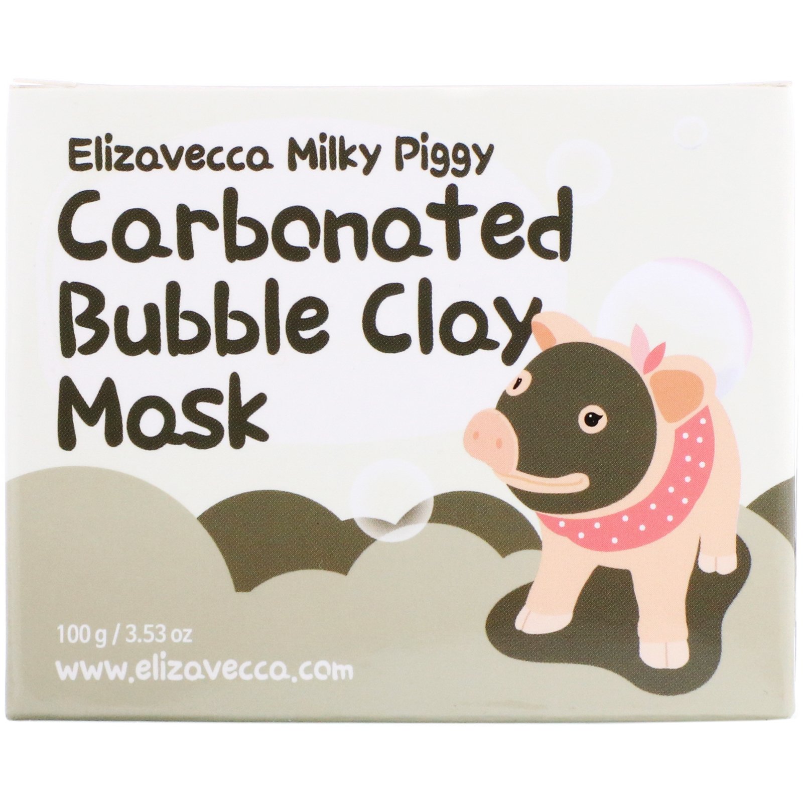 Elizavecca, Milky Piggy Carbonated Bubble Clay Mask, 100 g - Imagem 2