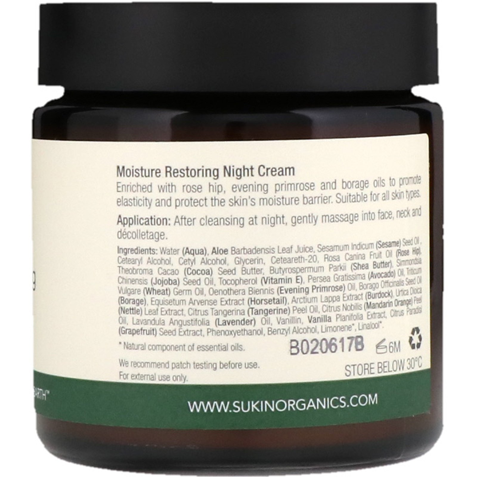 Sukin, Creme Hidratante Restaurador Noturno, 4,06 fl oz (120 ml) - Imagem 2