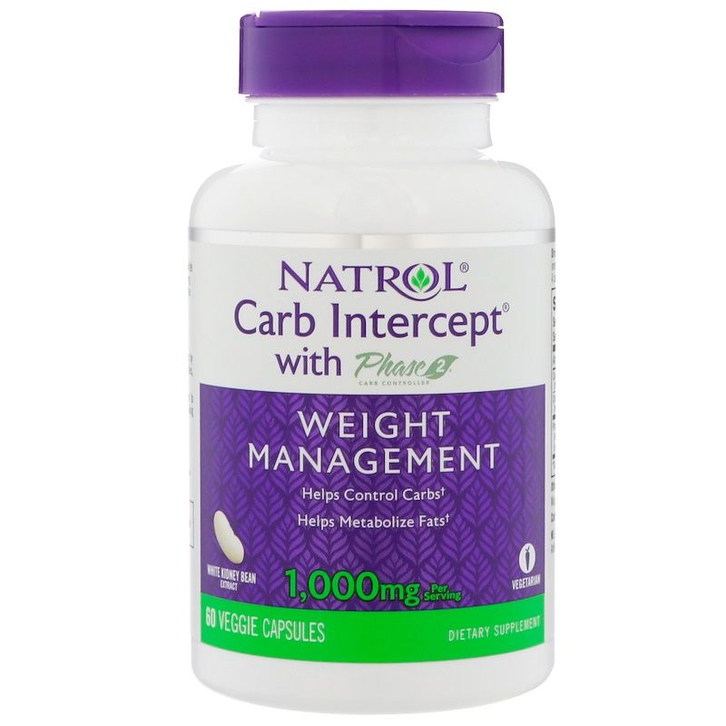 Natrol White Kidney Bean Carb Intercept - 60 Capsules - Imagem 3