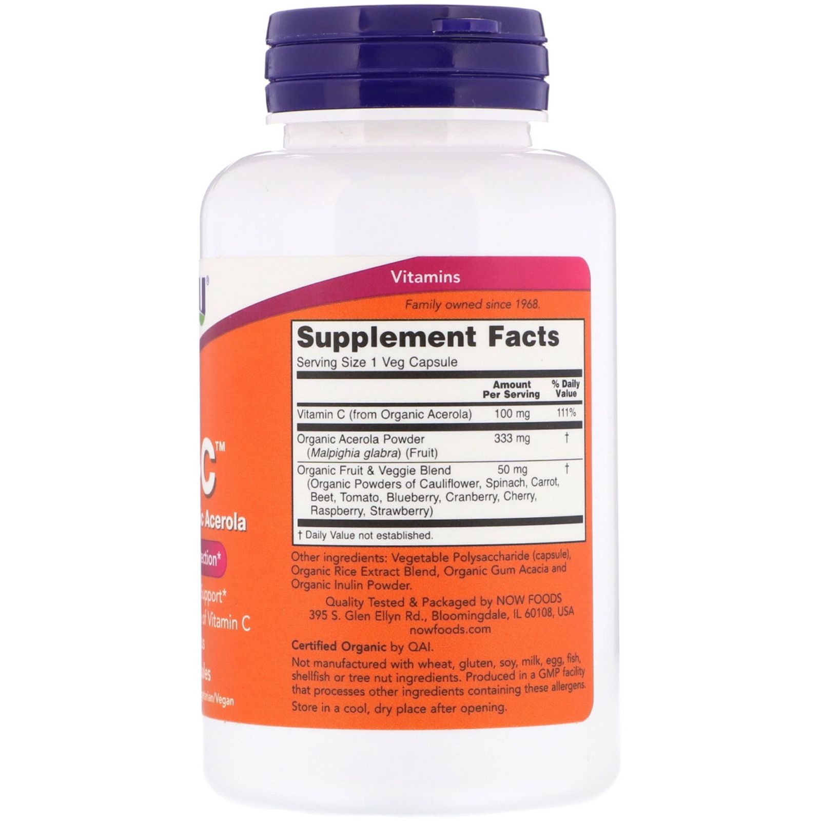 Now Foods Tru-C, 60 Veg Capsules - Imagem 2