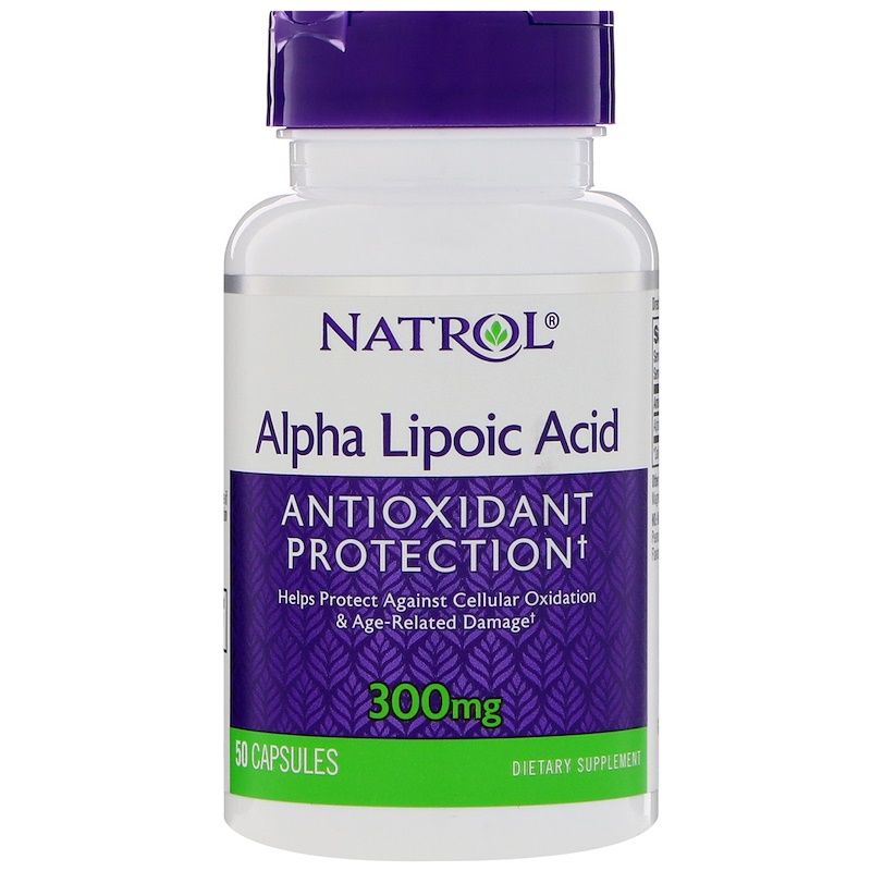 Natrol Alpha Lipoic Acid - 300 Mg - 50 Capsules