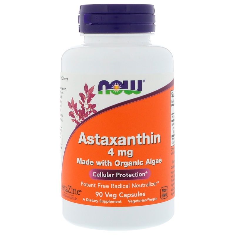 NOW Foods Astaxanthin 4 mg - 90 Veg Capsules