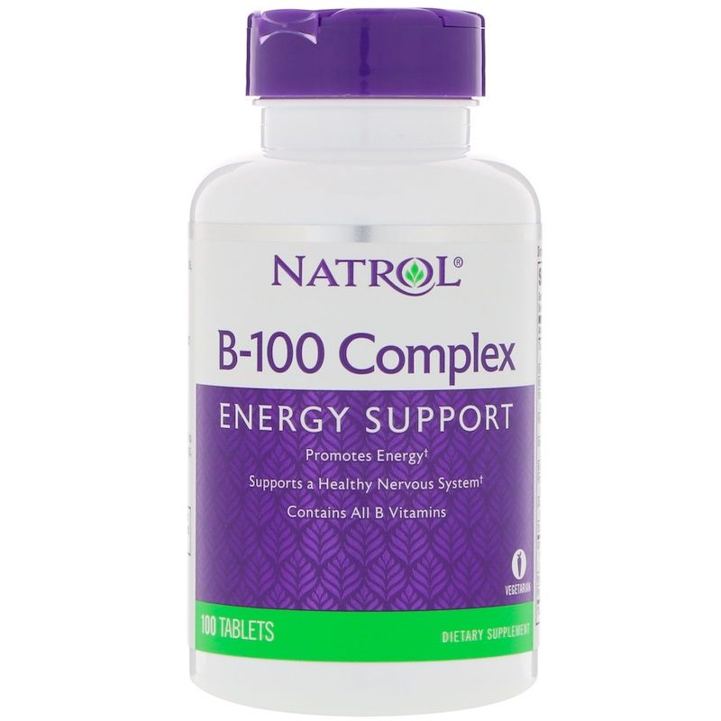 Natrol B-100 Complex - 100 Tablets