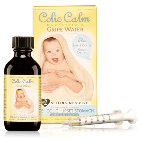 Colic Calm Homeopathic Gripe Water, Relief of Gas, Colic and Upset Stomach 2 FL.OZ. (59ml)