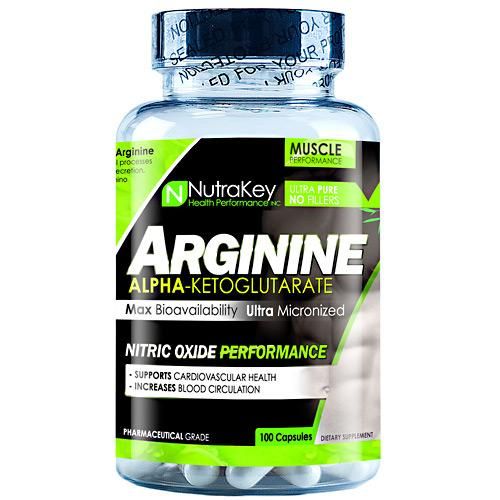 Nutrakey - Arginine, 100 Capsules, 100 Capsules