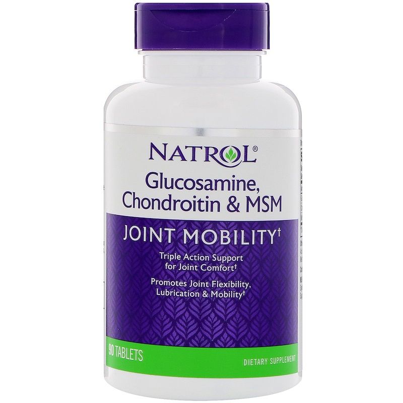 Natrol Glucosamine Chondroitin And Msm - 90 Tablets