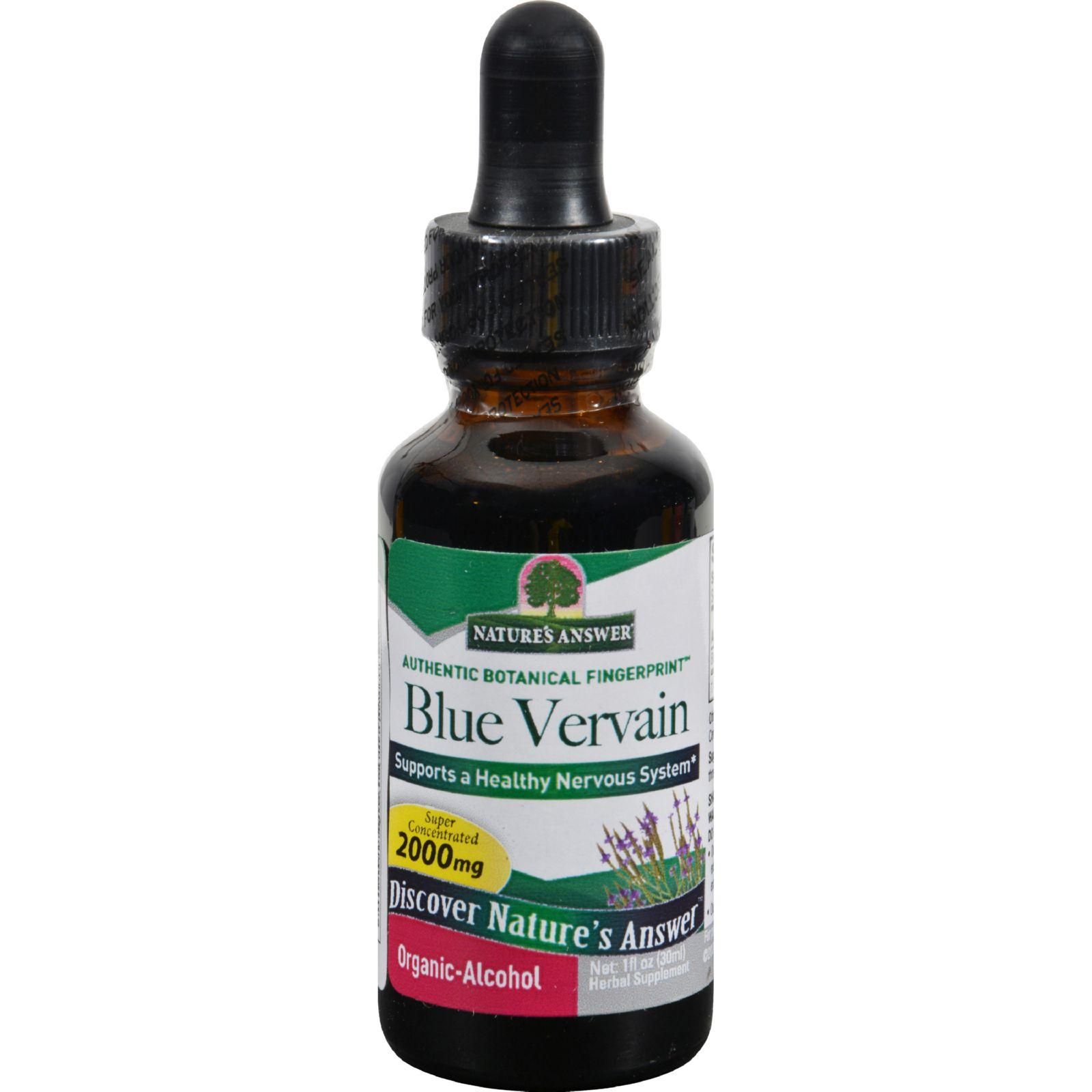 Nature's Answer - Blue Vervain Herb - 1 Fl Oz