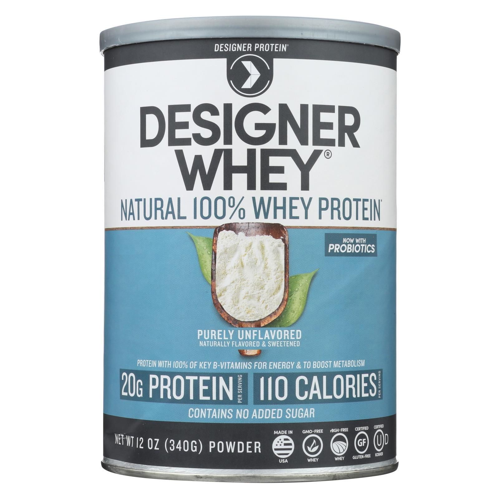 Designer Whey - Natural Whey Protein - 12 Oz
